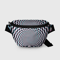 Поясная сумка Оптическая иллюзия с погружением, цвет: 3D-принт