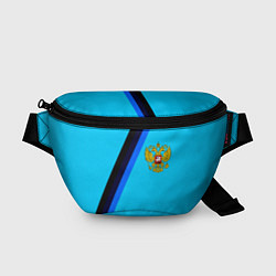 Поясная сумка Россия спортивная геометрия, цвет: 3D-принт