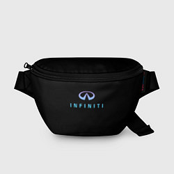 Поясная сумка Infiniti logo neon, цвет: 3D-принт