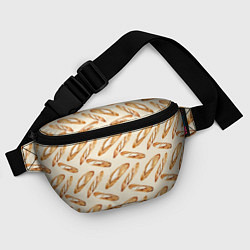 Поясная сумка The baguette pattern, цвет: 3D-принт — фото 2