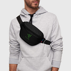 Поясная сумка Razer logo brend, цвет: 3D-принт — фото 2