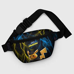 Поясная сумка Покемон: детектив Пикачу, цвет: 3D-принт — фото 2