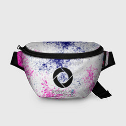 Поясная сумка Portal брызги красок текстура, цвет: 3D-принт