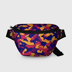 Поясная сумка Камуфляж армейский, цвет: 3D-принт