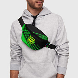 Поясная сумка Arsenal geometry line green, цвет: 3D-принт — фото 2
