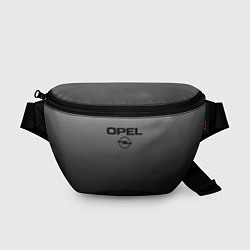 Поясная сумка Opel тёмно-серый градиент, цвет: 3D-принт