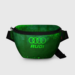 Поясная сумка Audi - green gradient, цвет: 3D-принт