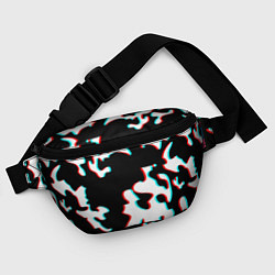 Поясная сумка Камуфляж глитч, цвет: 3D-принт — фото 2