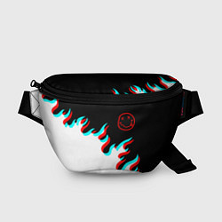 Поясная сумка Нирвана глитч огонь