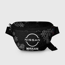 Поясная сумка Снежный Nissan, цвет: 3D-принт