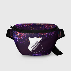 Поясная сумка Праздничный Hoffenheim, цвет: 3D-принт
