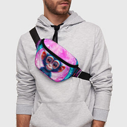 Поясная сумка Неоновая обезьянка, цвет: 3D-принт — фото 2