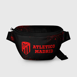 Поясная сумка Atletico Madrid - red gradient по-горизонтали, цвет: 3D-принт