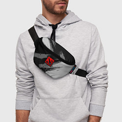 Поясная сумка Dota 2 - монохромный серый, цвет: 3D-принт — фото 2