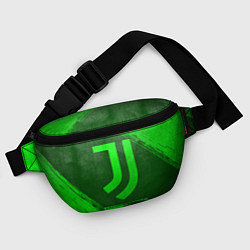 Поясная сумка Juventus - green gradient, цвет: 3D-принт — фото 2