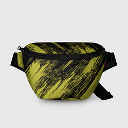 Поясная сумка The color is black and yellow, цвет: 3D-принт