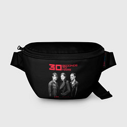 Поясная сумка 30 Seconds to Mars poster, цвет: 3D-принт