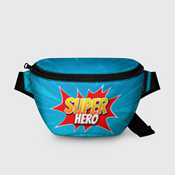 Поясная сумка Superhero comic style, цвет: 3D-принт