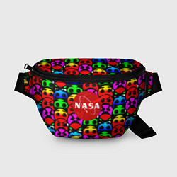 Поясная сумка NASA smile, цвет: 3D-принт