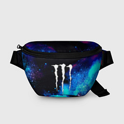 Поясная сумка Monster energy космос, цвет: 3D-принт