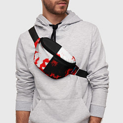 Поясная сумка Ведьмак огненный, цвет: 3D-принт — фото 2