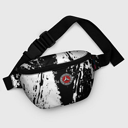Поясная сумка Mercedes краски текстура, цвет: 3D-принт — фото 2
