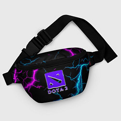 Поясная сумка Dota неоновый шторм, цвет: 3D-принт — фото 2