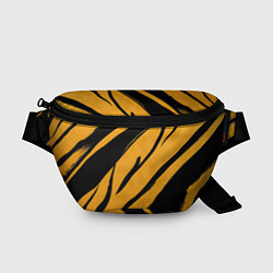 Поясная сумка Тигровый раскрас, цвет: 3D-принт