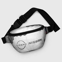 Поясная сумка Nissan - white gradient по-горизонтали, цвет: 3D-принт — фото 2
