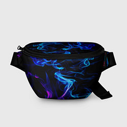 Поясная сумка Color blue pink, цвет: 3D-принт