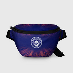 Поясная сумка Manchester City red energy, цвет: 3D-принт