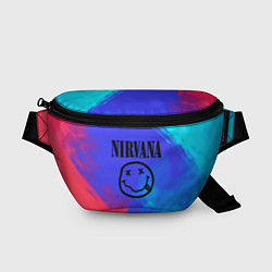Поясная сумка Nirvana жидкие краски
