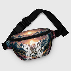 Поясная сумка Родина в сердце, цвет: 3D-принт — фото 2