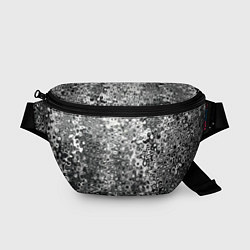Поясная сумка Чёрно-белый абстрактная текстура