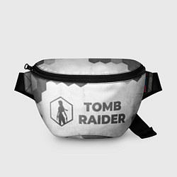 Поясная сумка Tomb Raider - white gradient по-горизонтали, цвет: 3D-принт