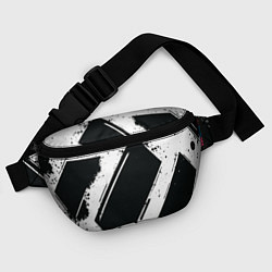 Поясная сумка Color black white, цвет: 3D-принт — фото 2