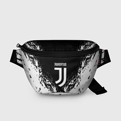 Поясная сумка Juventus брызги красок, цвет: 3D-принт