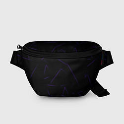 Поясная сумка Color purple line, цвет: 3D-принт