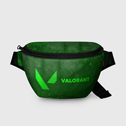 Поясная сумка Valorant - green gradient по-горизонтали, цвет: 3D-принт