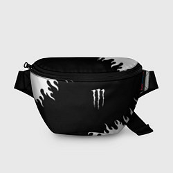 Поясная сумка Monster energy белый огонь
