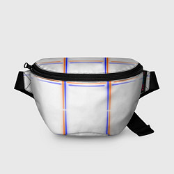 Поясная сумка Neon white orange light blue, цвет: 3D-принт