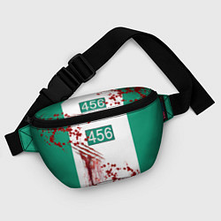 Поясная сумка Кровавая форма игрока 456 из игры в кальмара, цвет: 3D-принт — фото 2