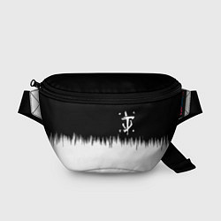 Поясная сумка Doom краски черно белый, цвет: 3D-принт