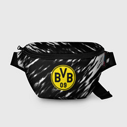 Поясная сумка Borussia штрихи красок текстура, цвет: 3D-принт