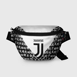 Поясная сумка Juventus символы китайские, цвет: 3D-принт