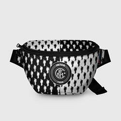 Поясная сумка Inter паттерн люди спорт, цвет: 3D-принт