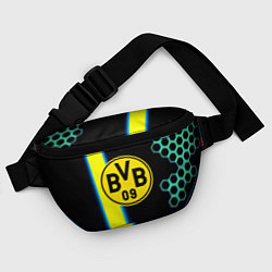 Поясная сумка Borussia соты броня, цвет: 3D-принт — фото 2