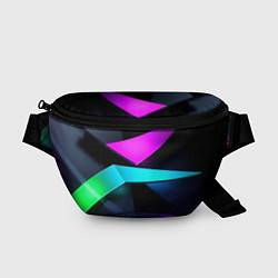Поясная сумка Neon colored geometric