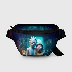 Поясная сумка Rick with Morty - halloween night, цвет: 3D-принт