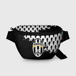 Поясная сумка Juventus logo краски, цвет: 3D-принт